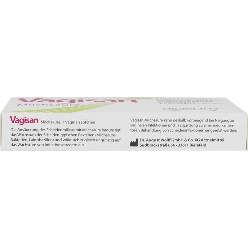 VAGISAN Milchsäure Vaginalzäpfchen