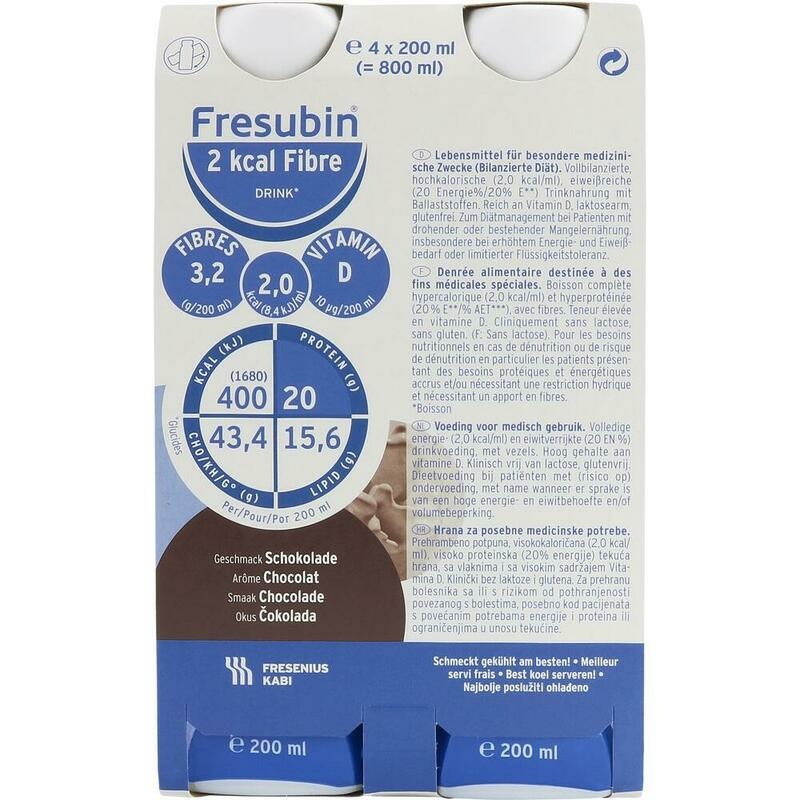 FRESUBIN 2 kcal Fibre DRINK Schokolade Trinkfl.