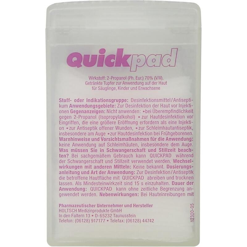 QUICKPAD Alkohol Tupfer Spender