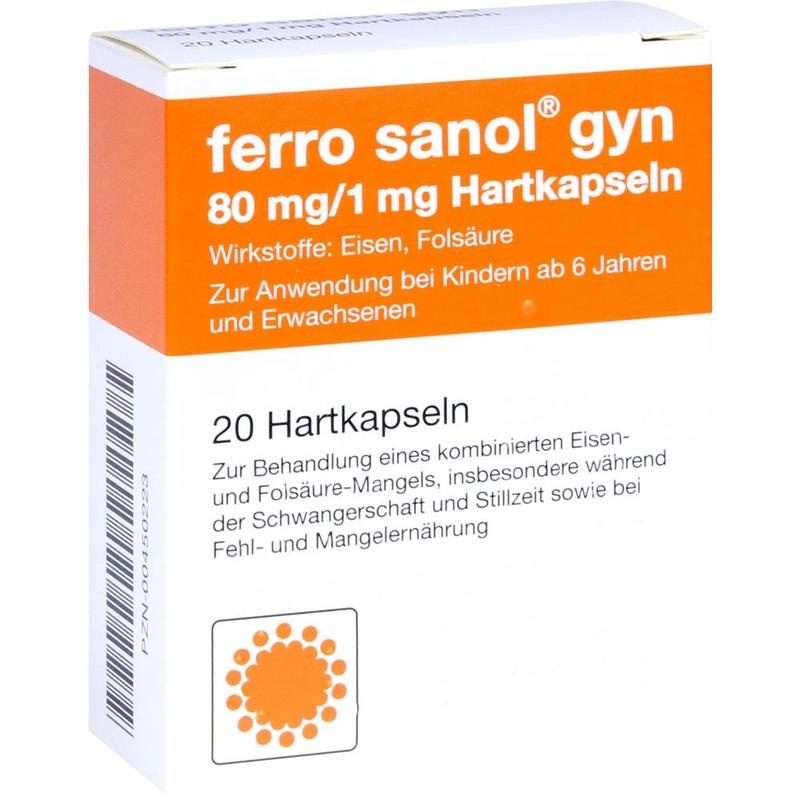 FERRO SANOL gyn Hartkaps.m.msr.überz.Pellets