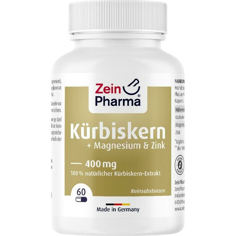 KÜRBISKERN PLUS Zink+Magnesium Kapseln