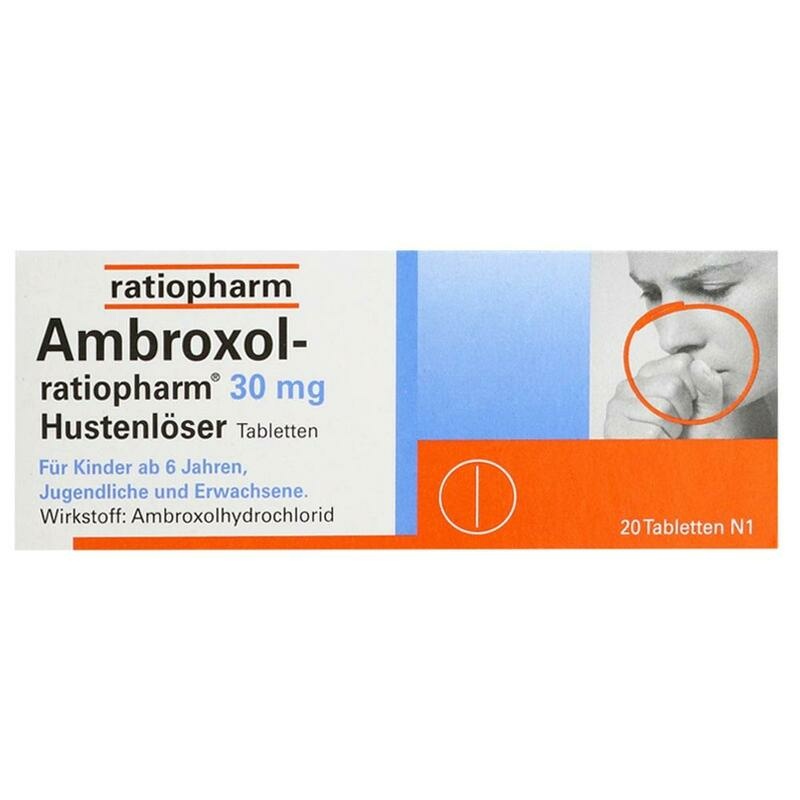 AMBROXOL-ratiopharm 30 mg Hustenlöser Tabletten