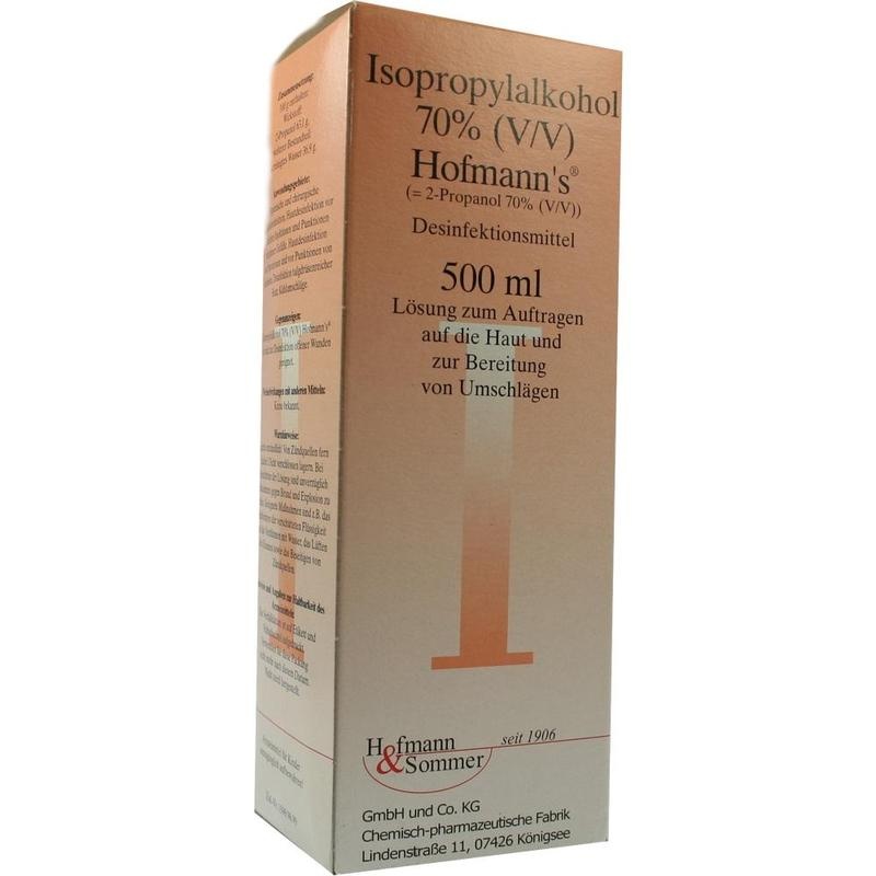 ISOPROPYLALKOHOL 70% V/V Hofmann's