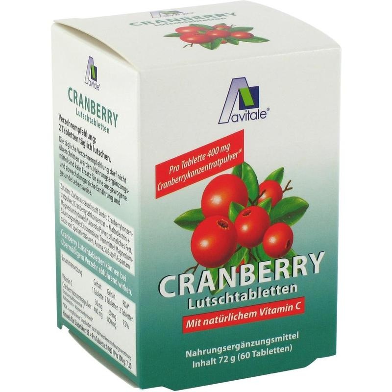 CRANBERRY LUTSCHTABLETTEN