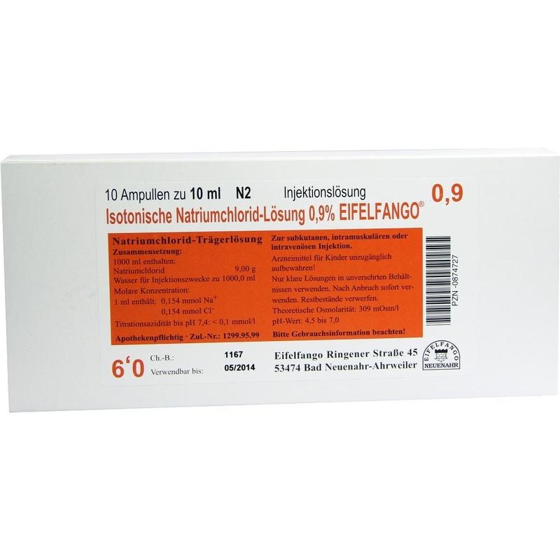 ISOTONISCHE NaCl Lösung 0,9% Eifelfango Inj.-Lsg.