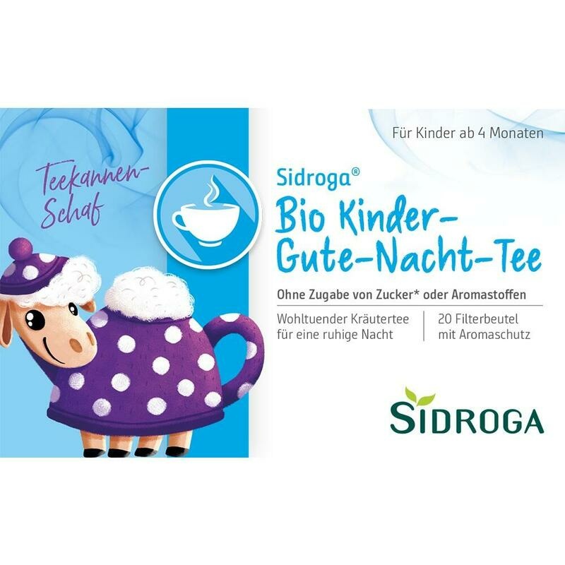 SIDROGA Bio Kinder-Gute-Nacht-Tee Filterbeutel