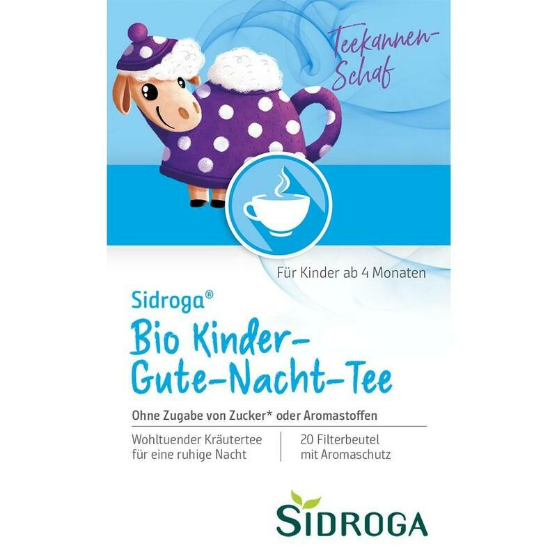 SIDROGA Bio Kinder-Gute-Nacht-Tee Filterbeutel