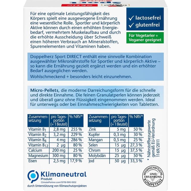 DOPPELHERZ Sport DIRECT Vitamine+Mineralien
