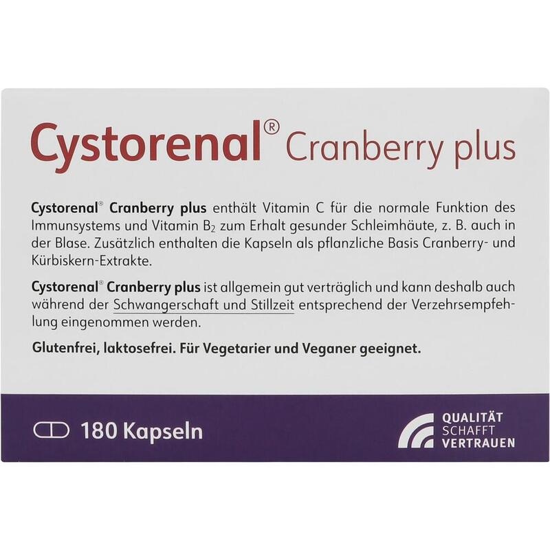 CYSTORENAL Cranberry plus Kapseln