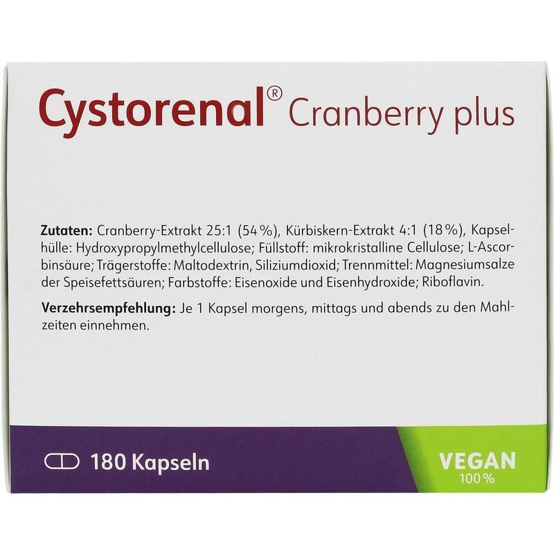 CYSTORENAL Cranberry plus Kapseln