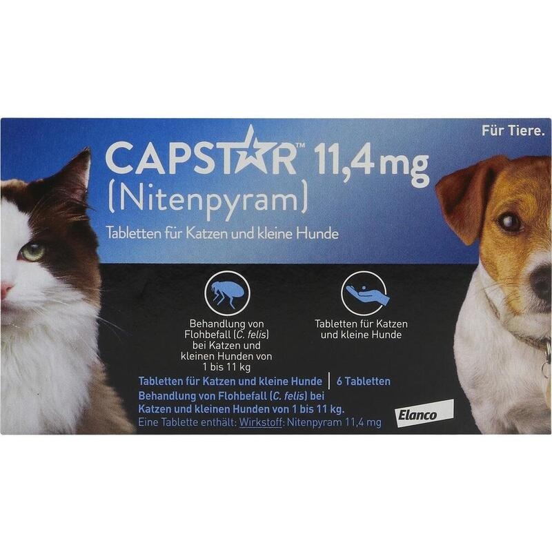 CAPSTAR 11,4 mg Tabletten f.Katzen/kleine Hunde