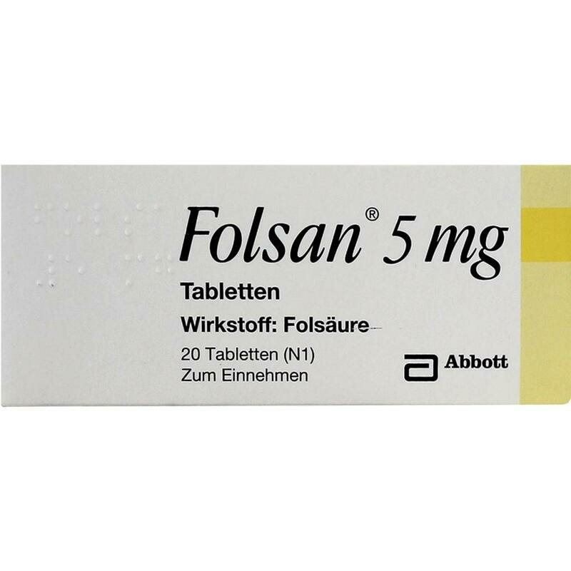 FOLSAN 5 mg Tabletten