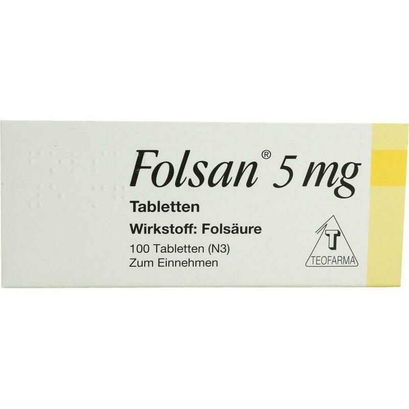 FOLSAN 5 mg Tabletten