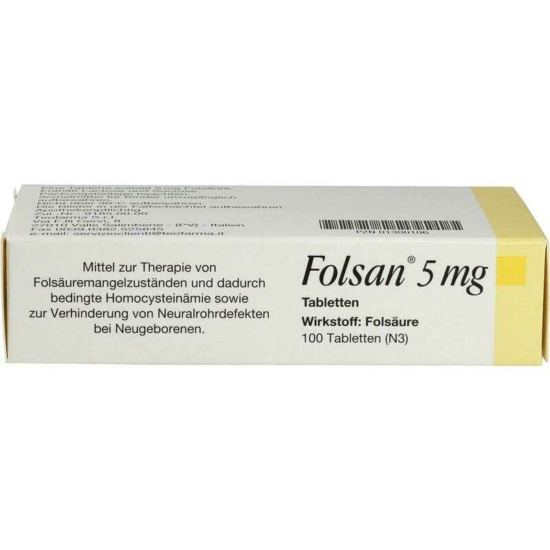 FOLSAN 5 mg Tabletten