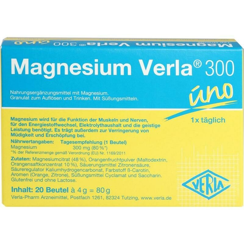 MAGNESIUM VERLA 300 Orange Granulat