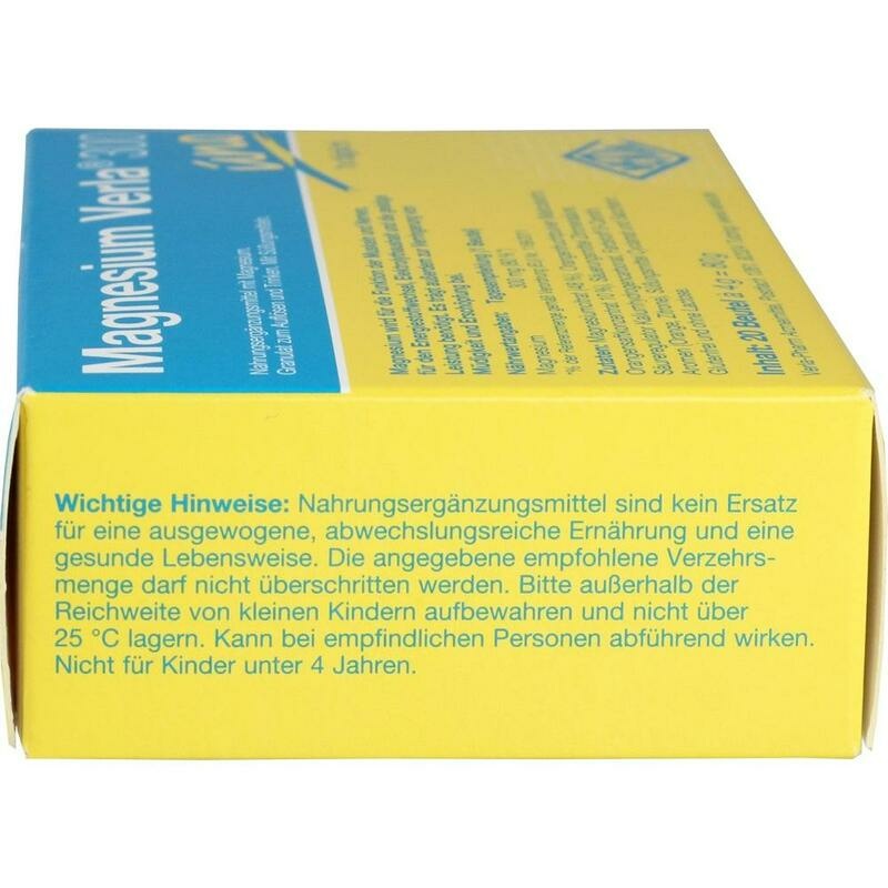 MAGNESIUM VERLA 300 Orange Granulat