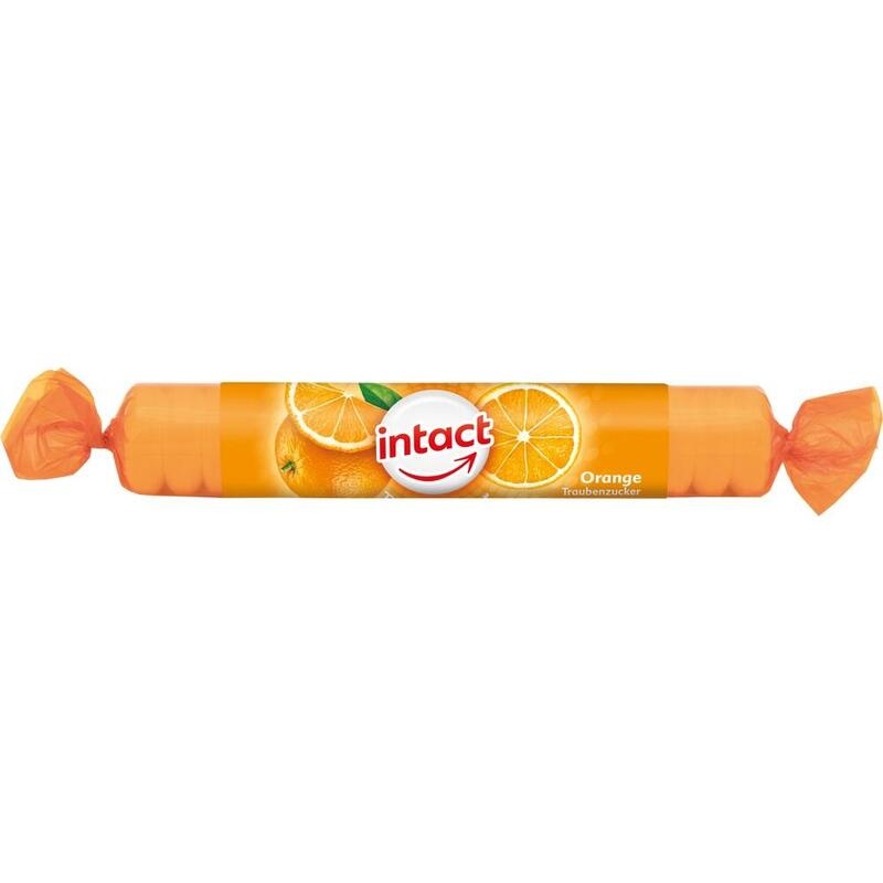INTACT Traubenzucker Rolle Orange