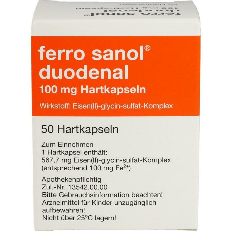 FERRO SANOL duodenal Hartkaps.m.msr.überz.Pell.