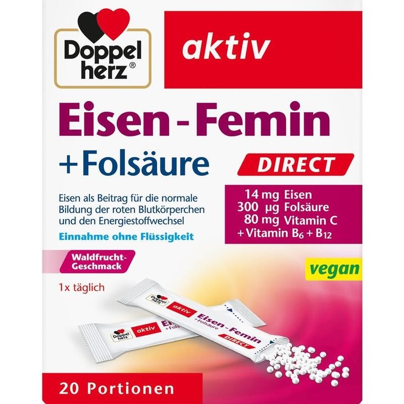 DOPPELHERZ Eisen-Femin DIRECT Pellets
