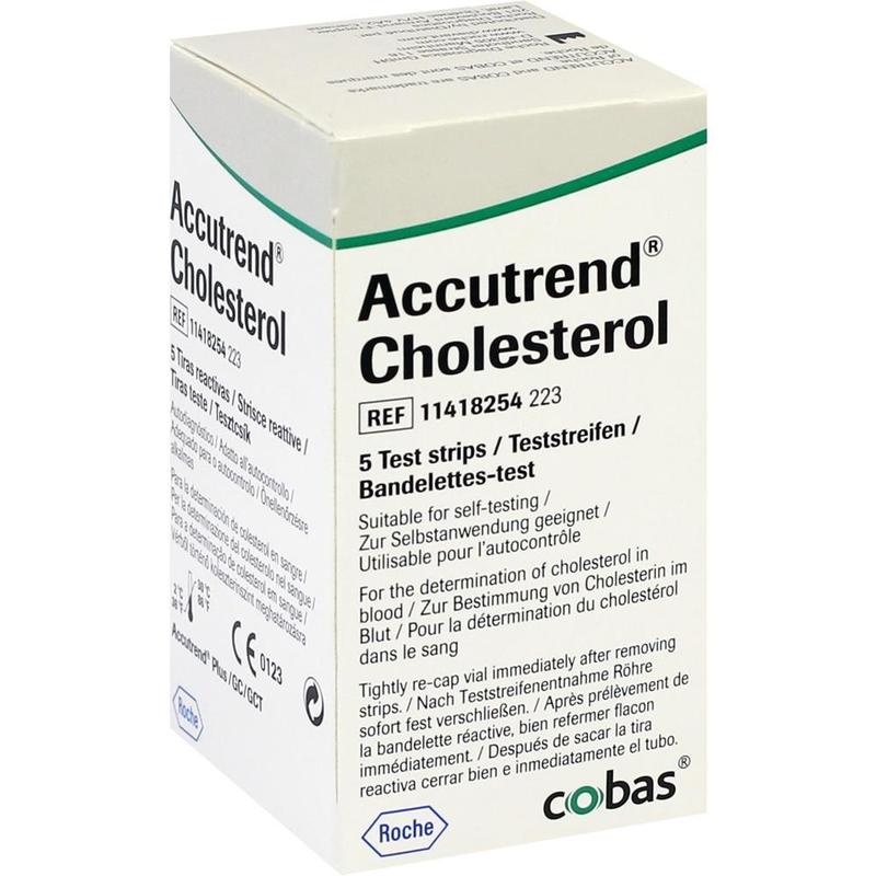 ACCUTREND Cholesterol Teststreifen
