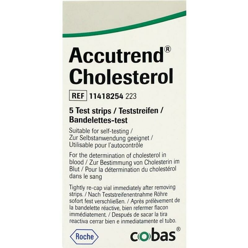 ACCUTREND Cholesterol Teststreifen