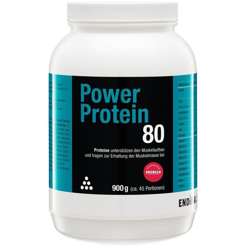POWER PROTEIN 80 Erdbeer Pulver