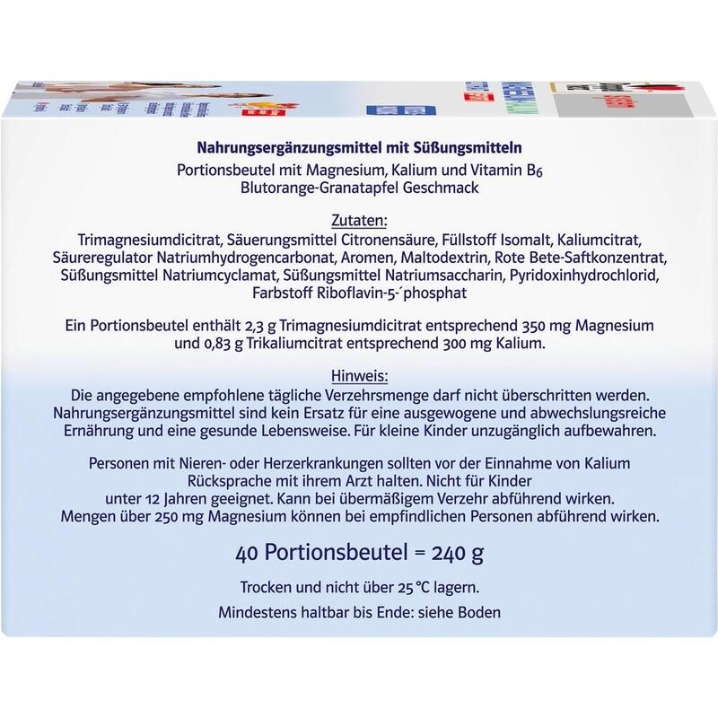 DOPPELHERZ Magnesium+Kalium Citrat system Granulat
