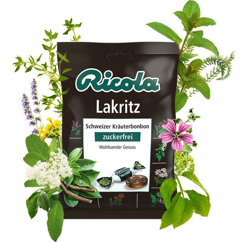 RICOLA o.Z.Beutel Lakritz Bonbons