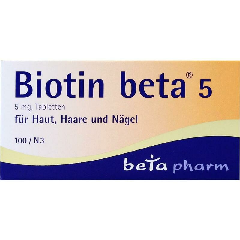BIOTIN BETA 5 Tabletten