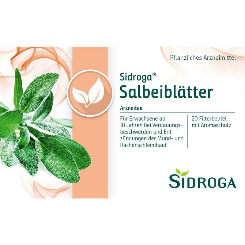 SIDROGA Salbeiblätter Tee Filterbeutel