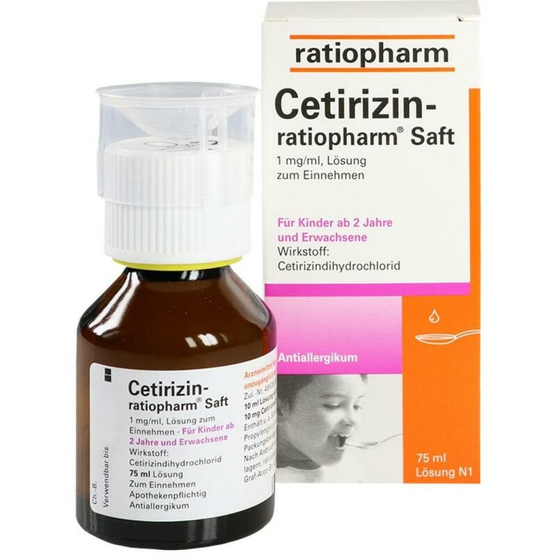 CETIRIZIN-ratiopharm Saft