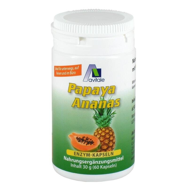 PAPAYA ANANAS Enzym Kapseln