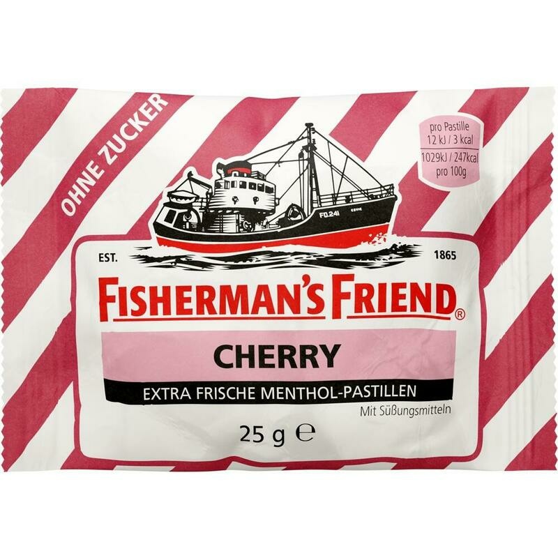 FISHERMANS FRIEND Cherry ohne Zucker Pastillen