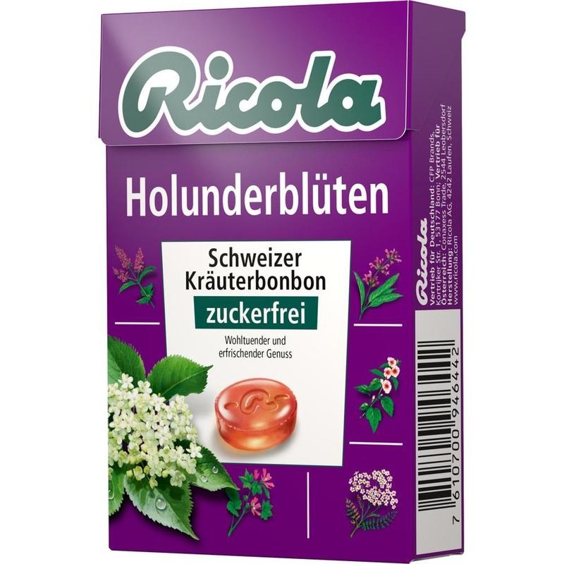 RICOLA o.Z.Box Holunderblüten Bonbons