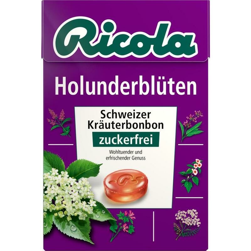RICOLA o.Z.Box Holunderblüten Bonbons