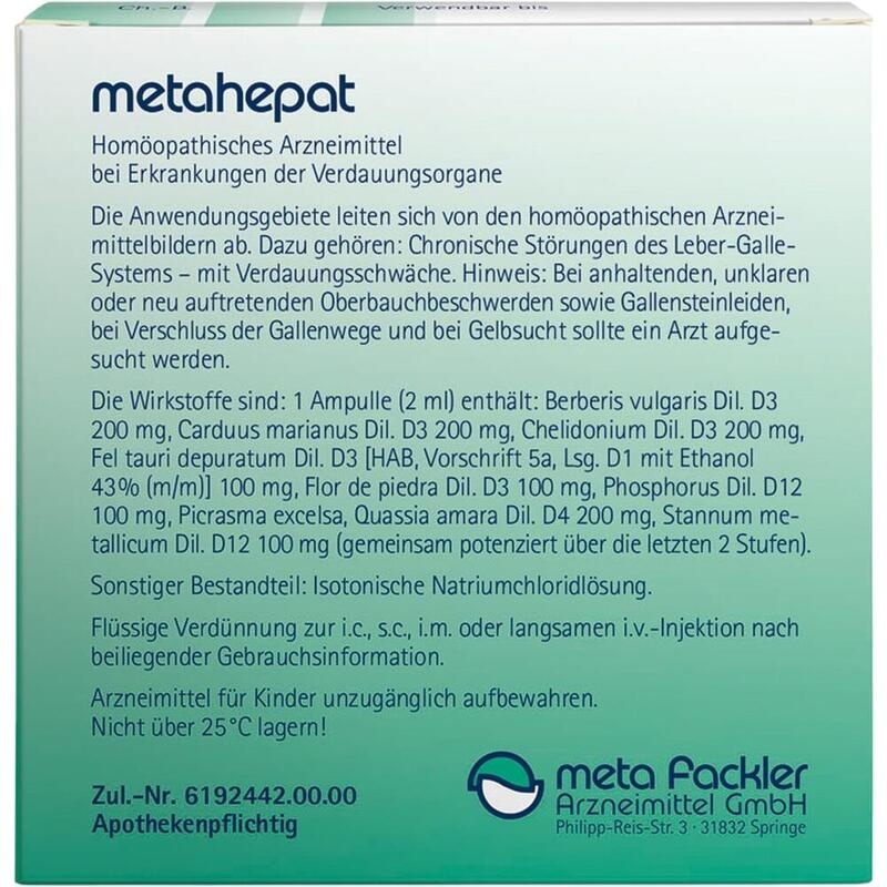METAHEPAT Injektionslösung