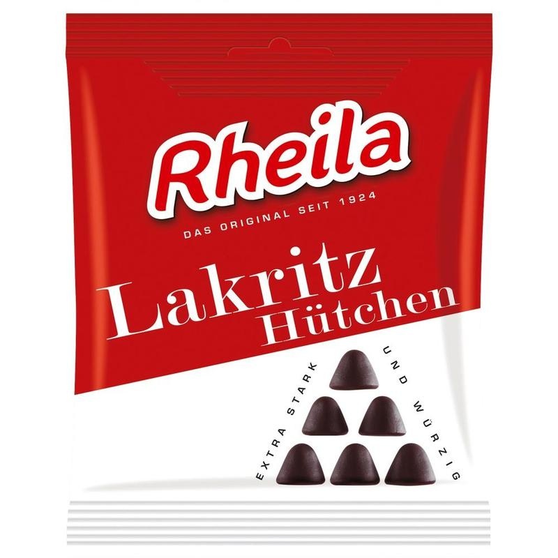 RHEILA Lakritz Hütchen Gummidrops mit Zucker