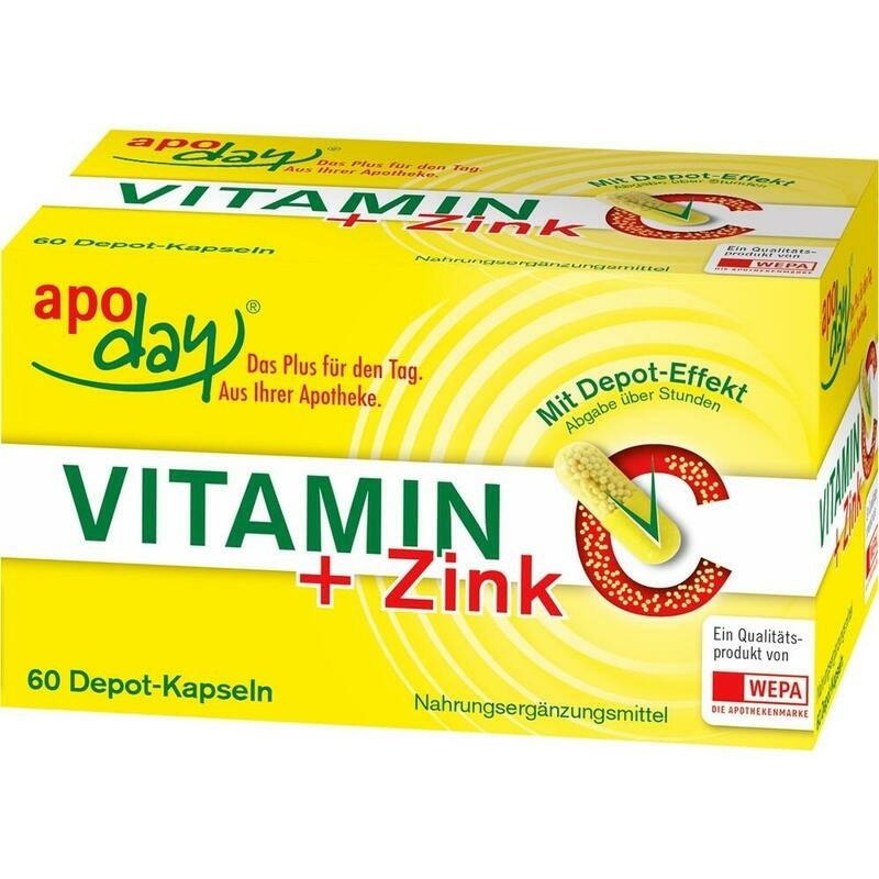 VITAMIN C+ZINK Depot Kapseln
