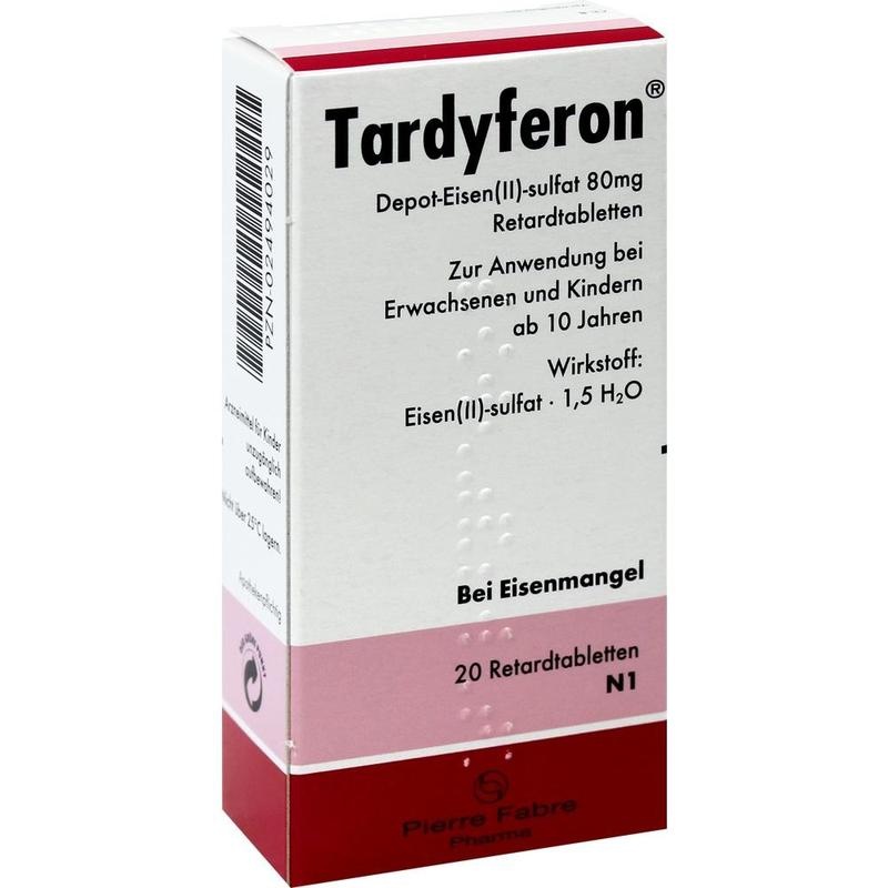 TARDYFERON Depot-Eisen(II)-sulfat 80 mg Retardtab.