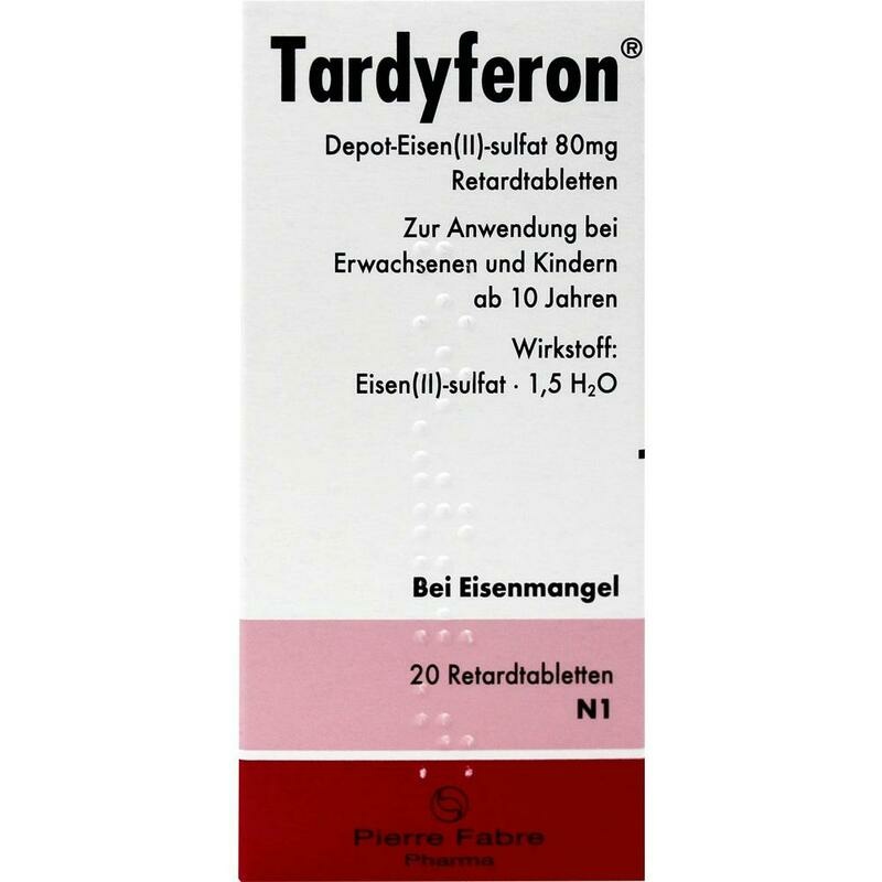 TARDYFERON Depot-Eisen(II)-sulfat 80 mg Retardtab.