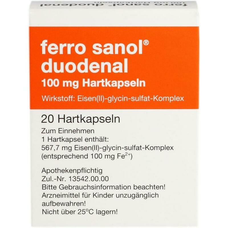 FERRO SANOL duodenal Hartkaps.m.msr.überz.Pell.