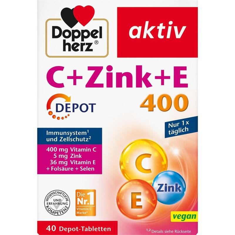 DOPPELHERZ C+Zink+E Depot Tabletten
