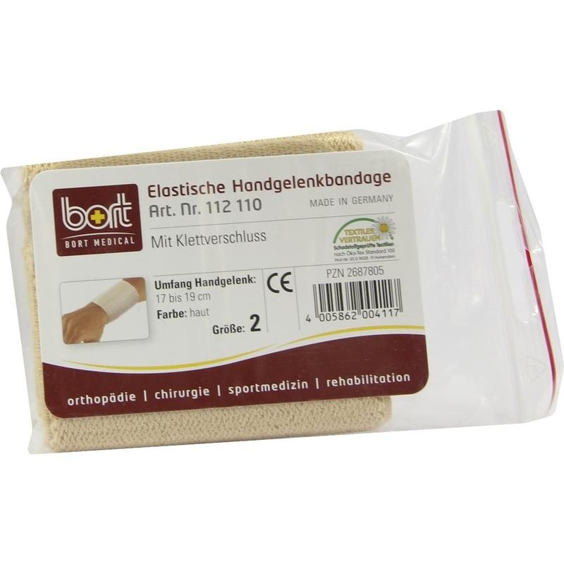 BORT Handgelenkbandage m.Klettverschl.Gr.2 haut