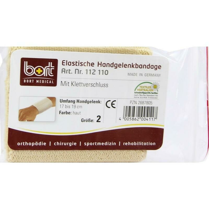 BORT Handgelenkbandage m.Klettverschl.Gr.2 haut