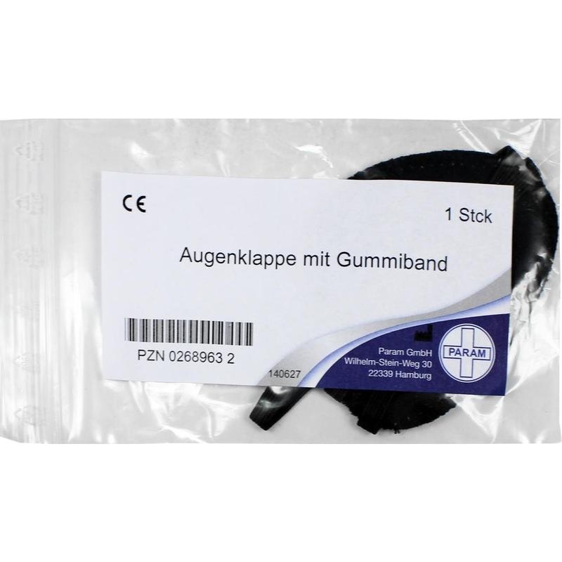 AUGENKLAPPE mit Gummiband