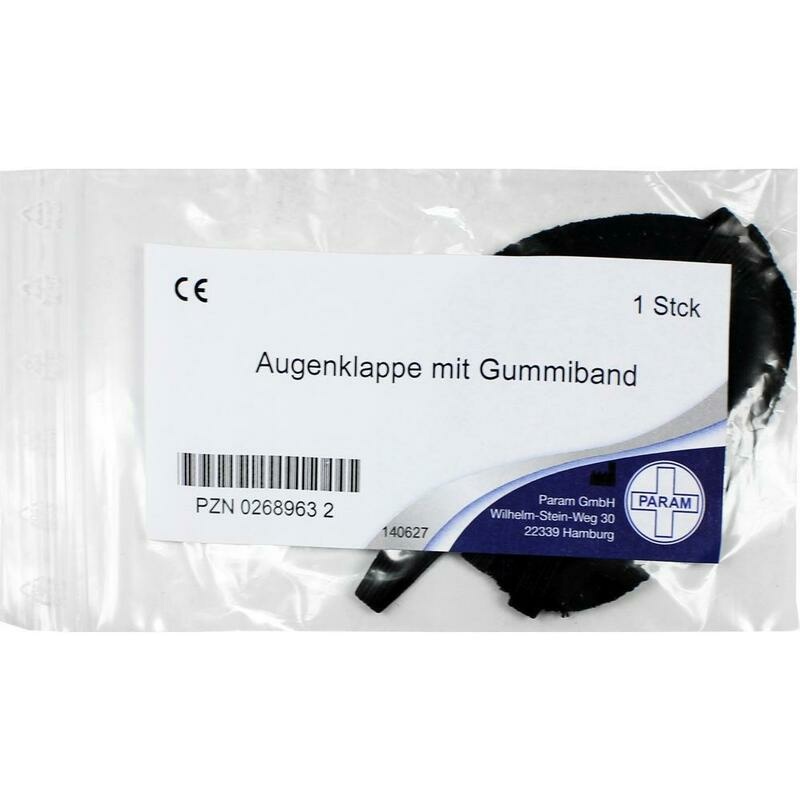 AUGENKLAPPE mit Gummiband