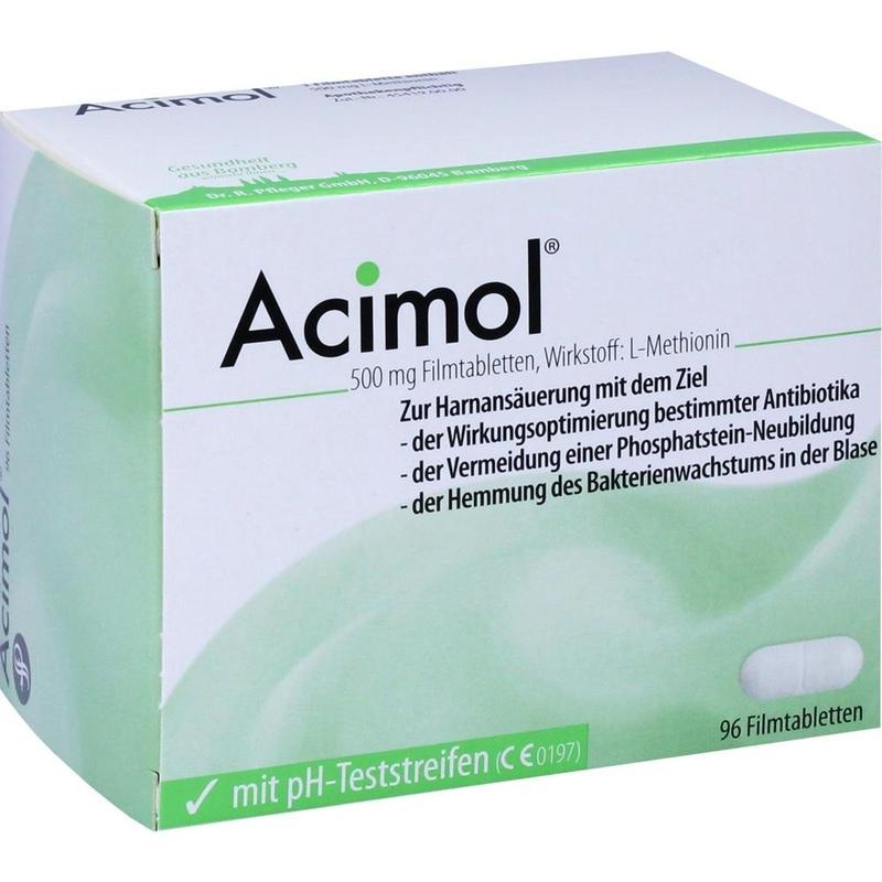 ACIMOL mit pH Teststreifen Filmtabletten