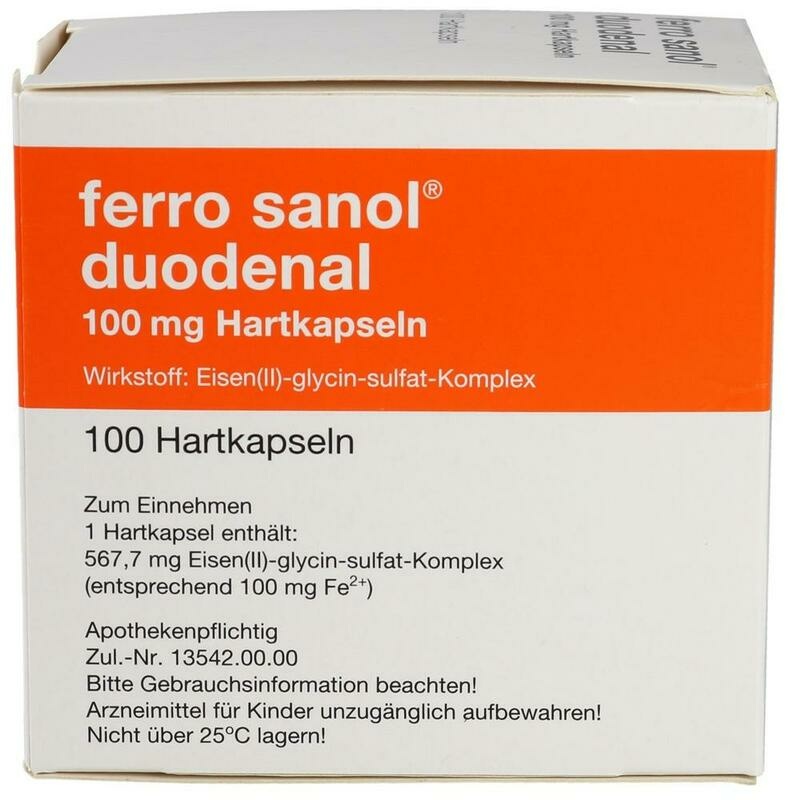 FERRO SANOL duodenal Hartkaps.m.msr.überz.Pell.