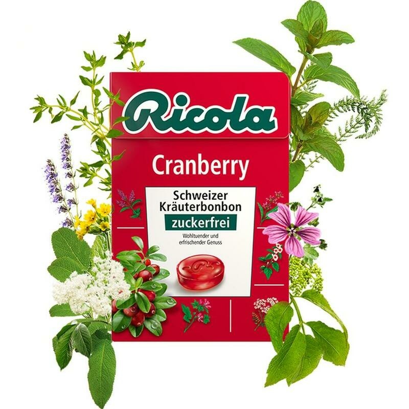 RICOLA o.Z.Box Cranberry Bonbons