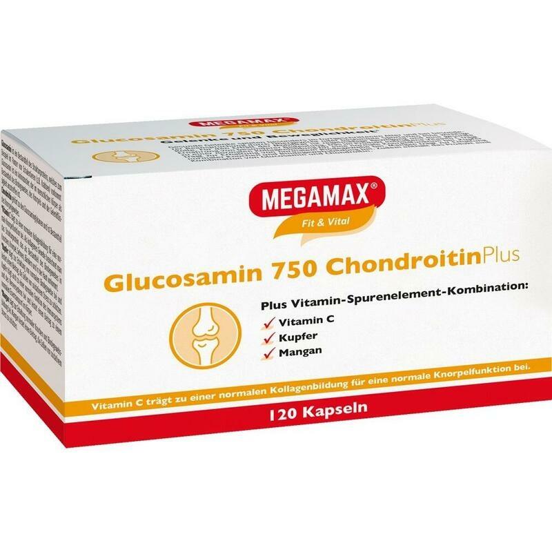 GLUCOSAMIN 750 Chondroitin Plus Megamax Kapseln